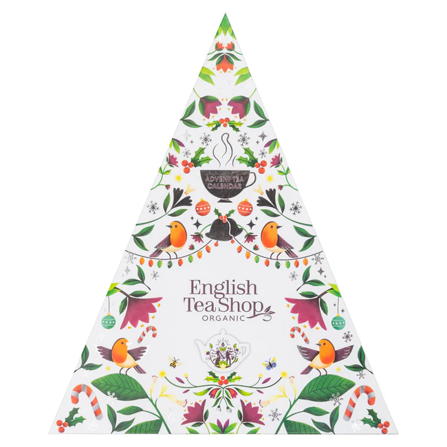 Advent Calendar - Triangular White - 25 Pyramids